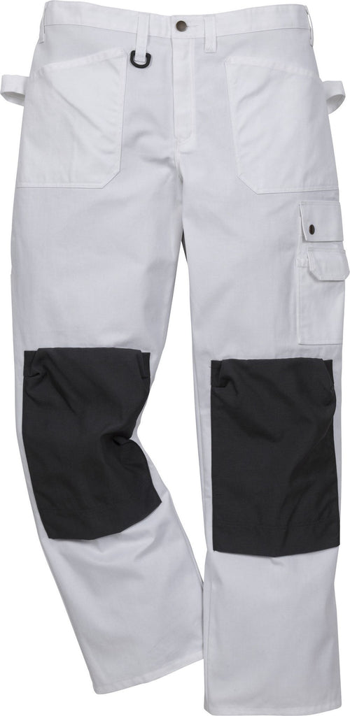 Fristads Kansas 100050 Essential Trousers White By Specific Workwear