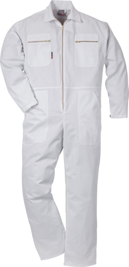 Fristads Kansas 100065 Essential Cotton Coverall White By Specific Workwear