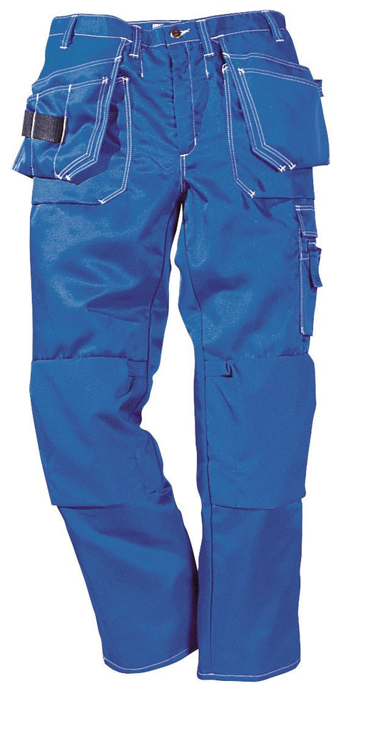 Fristads Kansas 100082 Pro Crafts Polydex® Trousers Middle Blue By Specific Workwear
