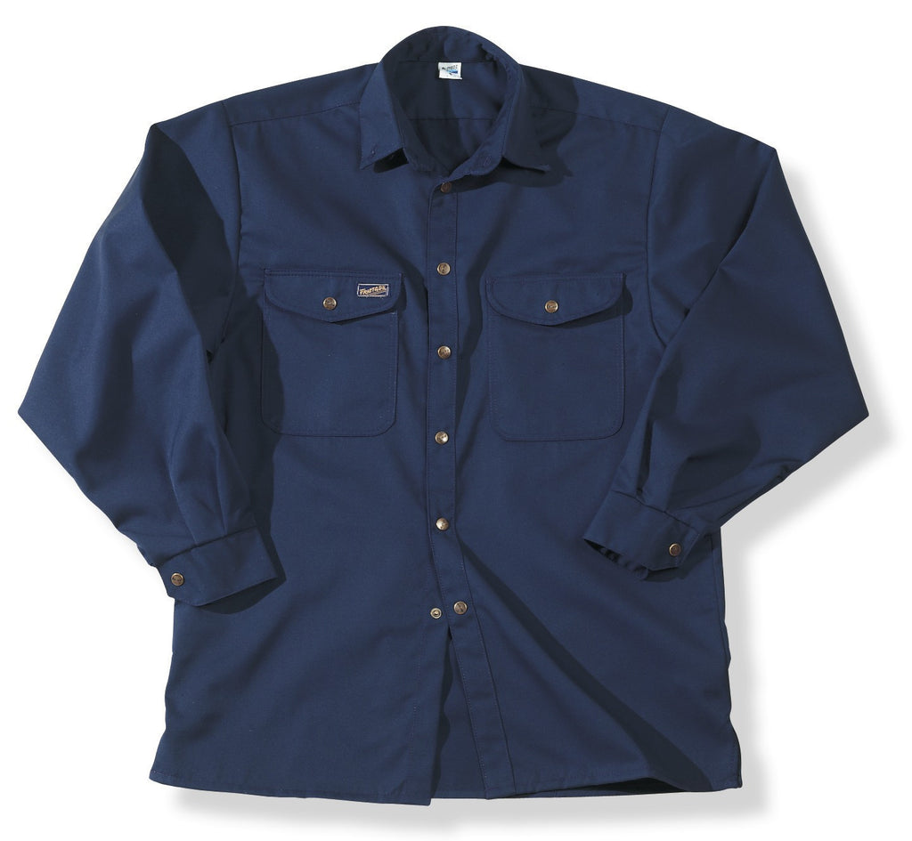 Fristads Kansas 100105 Match Shirt L/S 200G True Navy By Specific Workwear