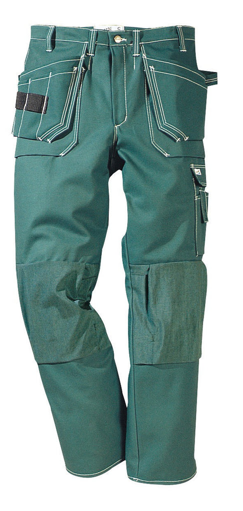 Fristads Kansas 100282 Crafts Trousers Fas-255K Green By Specific Workwear