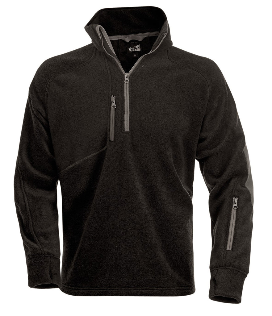 Fristads Kansas 100346 Pro Service Fleece Pullover Black By Specific Workwear