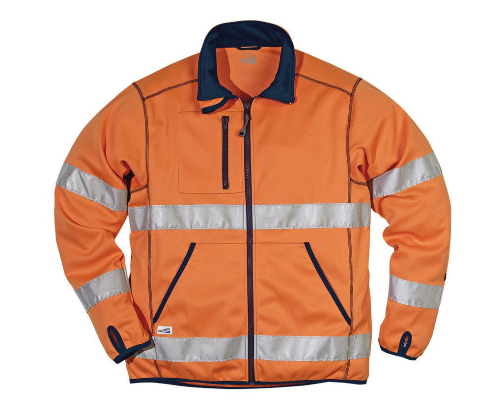 Fristads Kansas 100588 Hi Vis Softshell Jacket  Orange X Large - Chest 46"