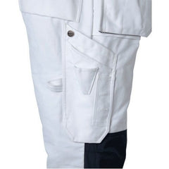 Fristads Kansas 100120 Painters Trousers 258 BM White Side Pocket 2 by Specific Workwear