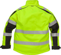Fristads Kansas Windstopper Jacket 744 GWG Jacket Yellow Black Back By Specific Workwear