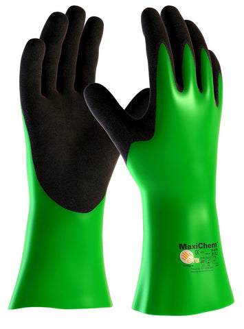 ATG Maxichem® Chemical Resistant 56-635 Nitrile Grip Gauntlet Gloves 35Cm