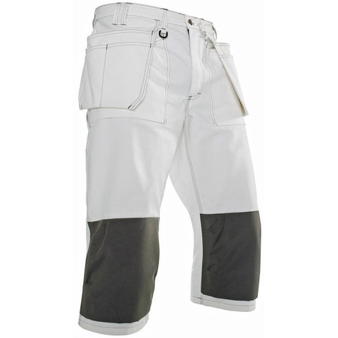 Blaklader 1540 1210 Painters Pirate 3/4 Trousers White Grey