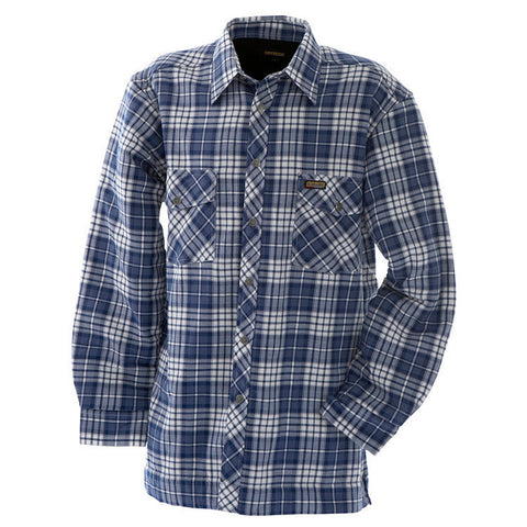 Blaklader 3290 Lined Flannel Shirt Corn Blue/Navy Check