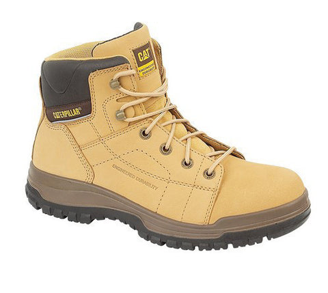 Cat Dimen 6" Safety Boots Honey