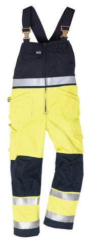 Fristads Flamestat® Dungarees Ath-45 Yellow Navy