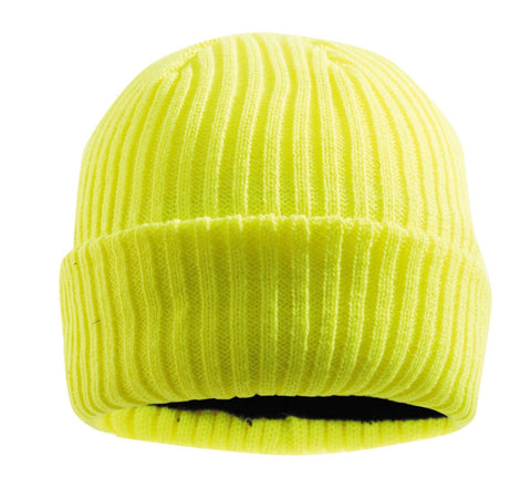 Fristads Kansas 100092 Ribbed Knitted Beanie Bright Yellow