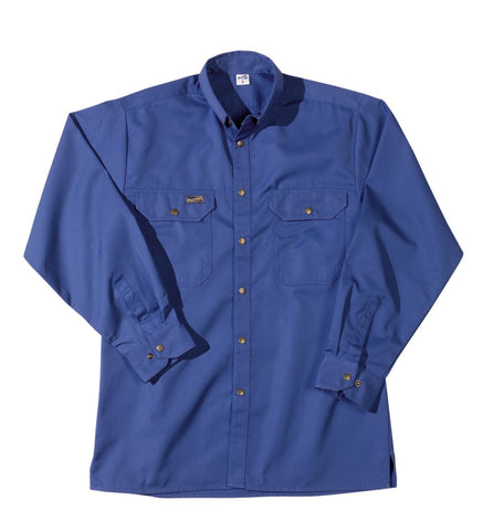 Fristads Kansas 100105 Match Shirt L/S 200G Royal Blue