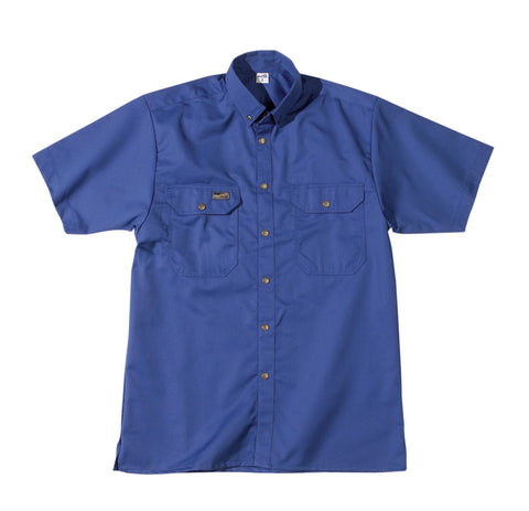 Fristads Kansas 100107 Match Shirt S/S 200G Royal Blue