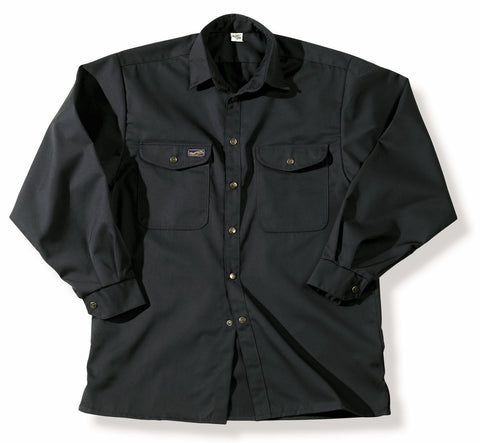 Fristads Kansas 100117 Match Cotton Shirt L/S 210G Black