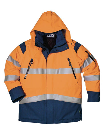 Fristads Kansas 100376 Gore-Tex® Lined Parka Orange / Navy