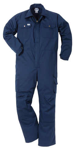 Fristads Kansas 100438 Pro Industry Coverall True Navy