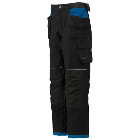 Helly Hansen 76441 Chelsea Construction Trousers Black / Racer Blue