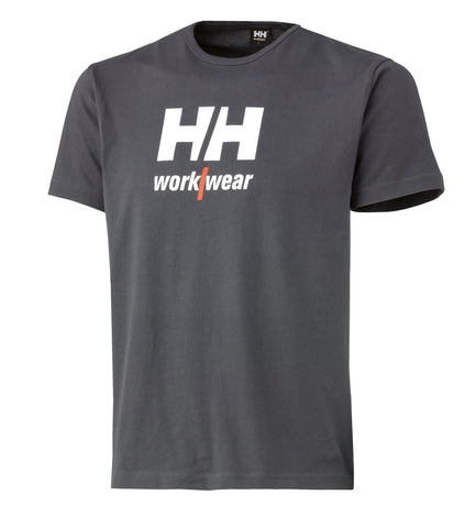 Helly Hansen 79180 Salford Logo T-Shirt Dark Grey