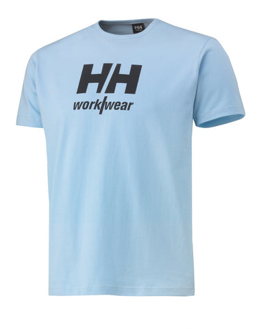 Helly Hansen 79180 Salford Logo T-Shirt  Light Blue