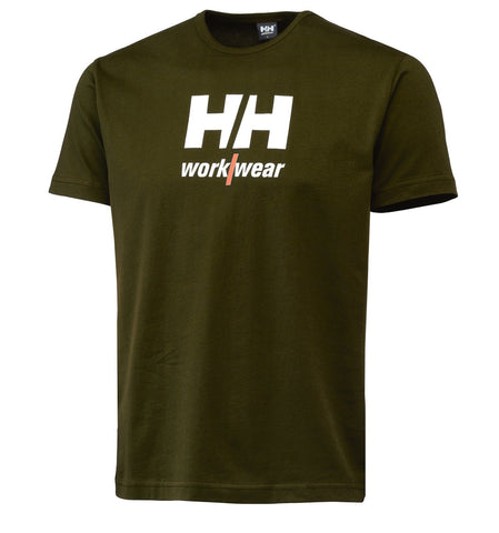 Helly Hansen 79180 Salford Logo T-Shirt   Olive Night