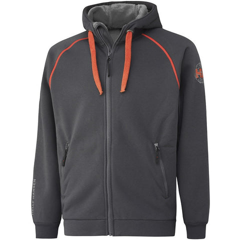 Helly Hansen Chelsea Full Zip Hoodie In Dark Grey By Specific Workwear