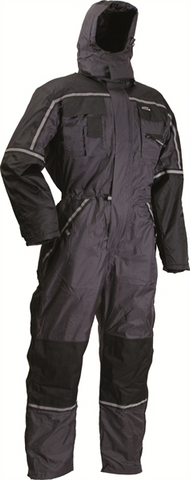 Lyngsoe Fox5033 Microtex Breathable Winter Coverall Grey / Black