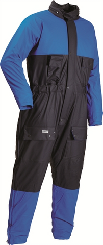 Lyngsoe Lr3331 Microflex Winter Rain Coverall Royal / Navy Blue